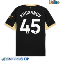 Maglie da calcio Manchester City Abdukodir Khusanov #45 Seconda Maglia 2026-27 Manica Corta